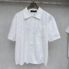 LV Jacquard Knit Polo Short-Sleeve T-Shirt