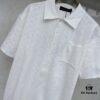 LV Jacquard Knit Polo Short-Sleeve T-Shirt