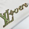 LV 25SS Spring/Summer T-Shirt! Black and White Printed Crew Neck Short Sleeve Tee!