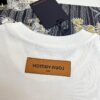 LV 25SS Spring/Summer T-Shirt! Black and White Printed Crew Neck Short Sleeve Tee!