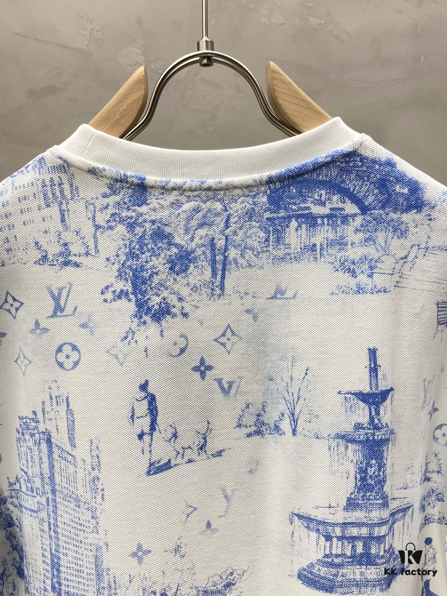 6930fc1a6e68136f4d9b4752 Louis Vuitton LV Men's Casual Short-Sleeve T-Shirt, Exclusive New Arrival, Original Order High-End Custom, Premium Version, Fashionable and Versatile Bestseller, Imported Fabric, Ultra-Soft and Smooth Texture, Skin-Friendly Comfort, Top-Quality Craftsmanship from Authorized Factory, Complete with Three Labels