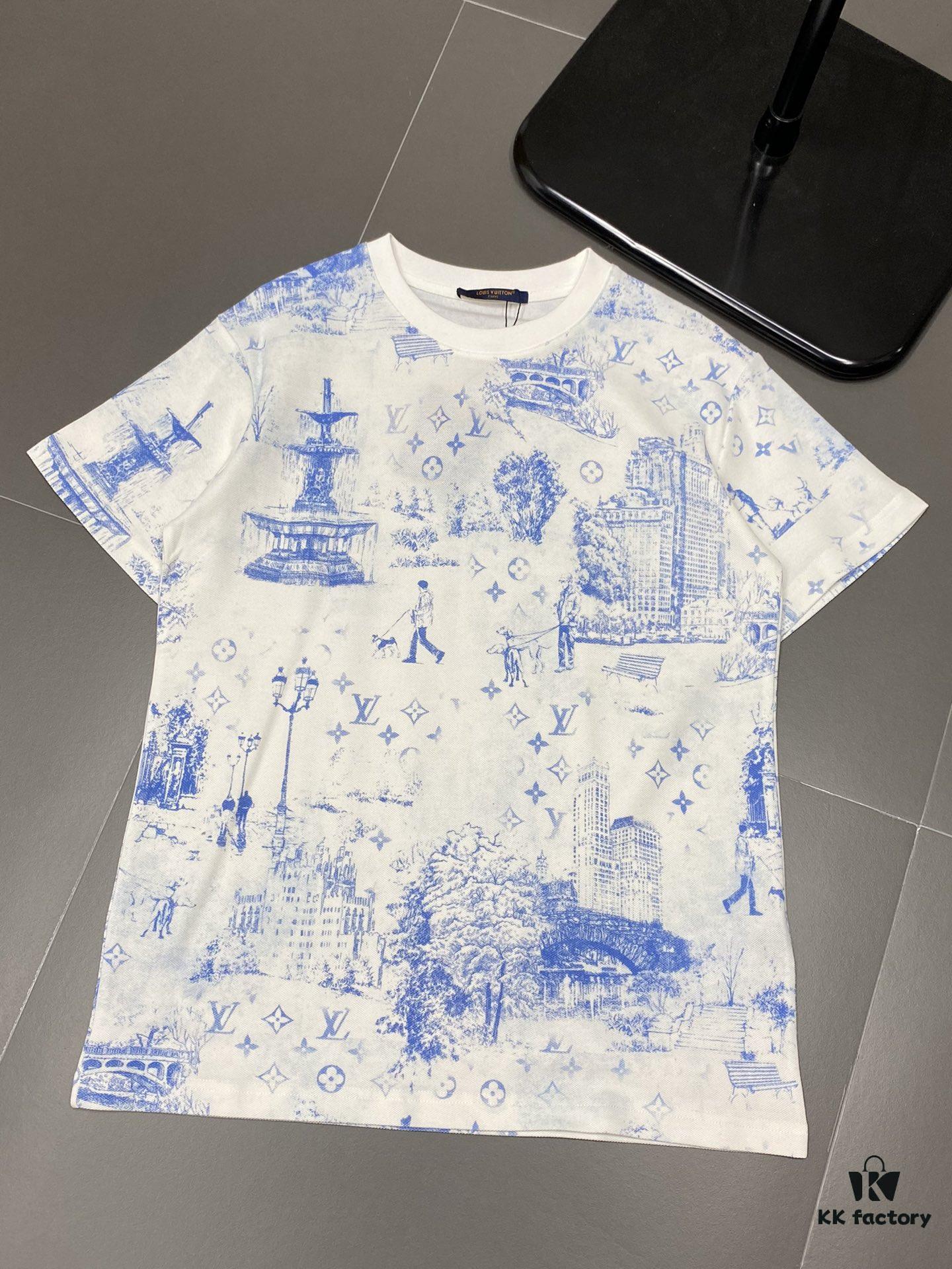 6930fc1d6e68136f4d9b4754 Louis Vuitton LV Men's Casual Short-Sleeve T-Shirt, Exclusive New Arrival, Original Order High-End Custom, Premium Version, Fashionable and Versatile Bestseller, Imported Fabric, Ultra-Soft and Smooth Texture, Skin-Friendly Comfort, Top-Quality Craftsmanship from Authorized Factory, Complete with Three Labels