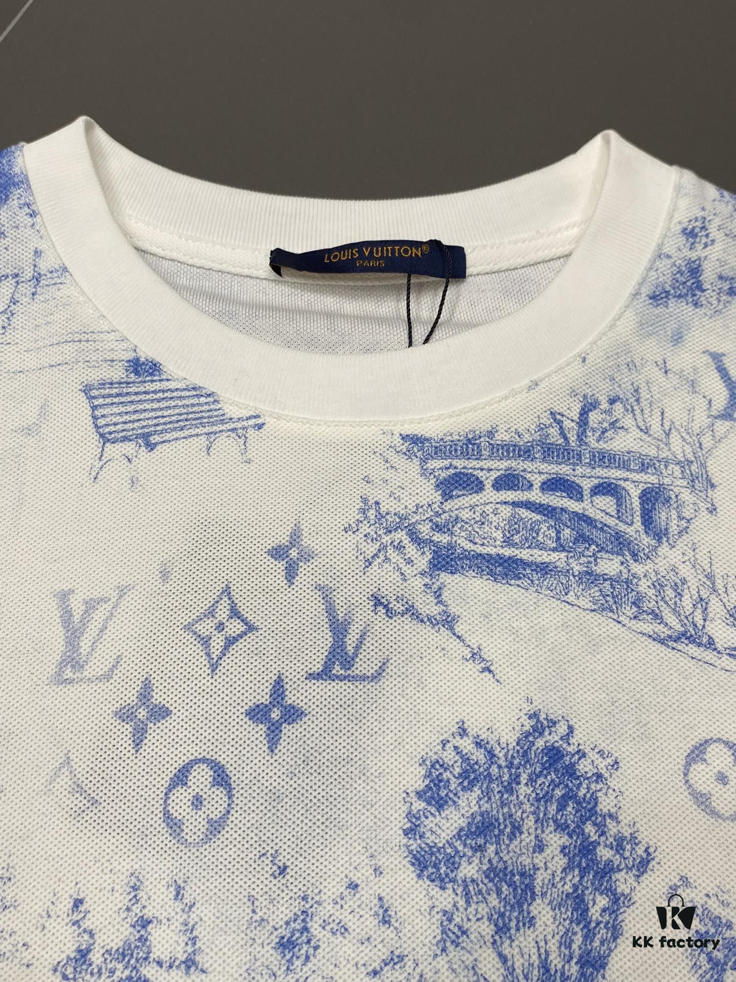 6930fc1e6e68136f4d9b4756 Louis Vuitton LV Men's Casual Short-Sleeve T-Shirt, Exclusive New Arrival, Original Order High-End Custom, Premium Version, Fashionable and Versatile Bestseller, Imported Fabric, Ultra-Soft and Smooth Texture, Skin-Friendly Comfort, Top-Quality Craftsmanship from Authorized Factory, Complete with Three Labels