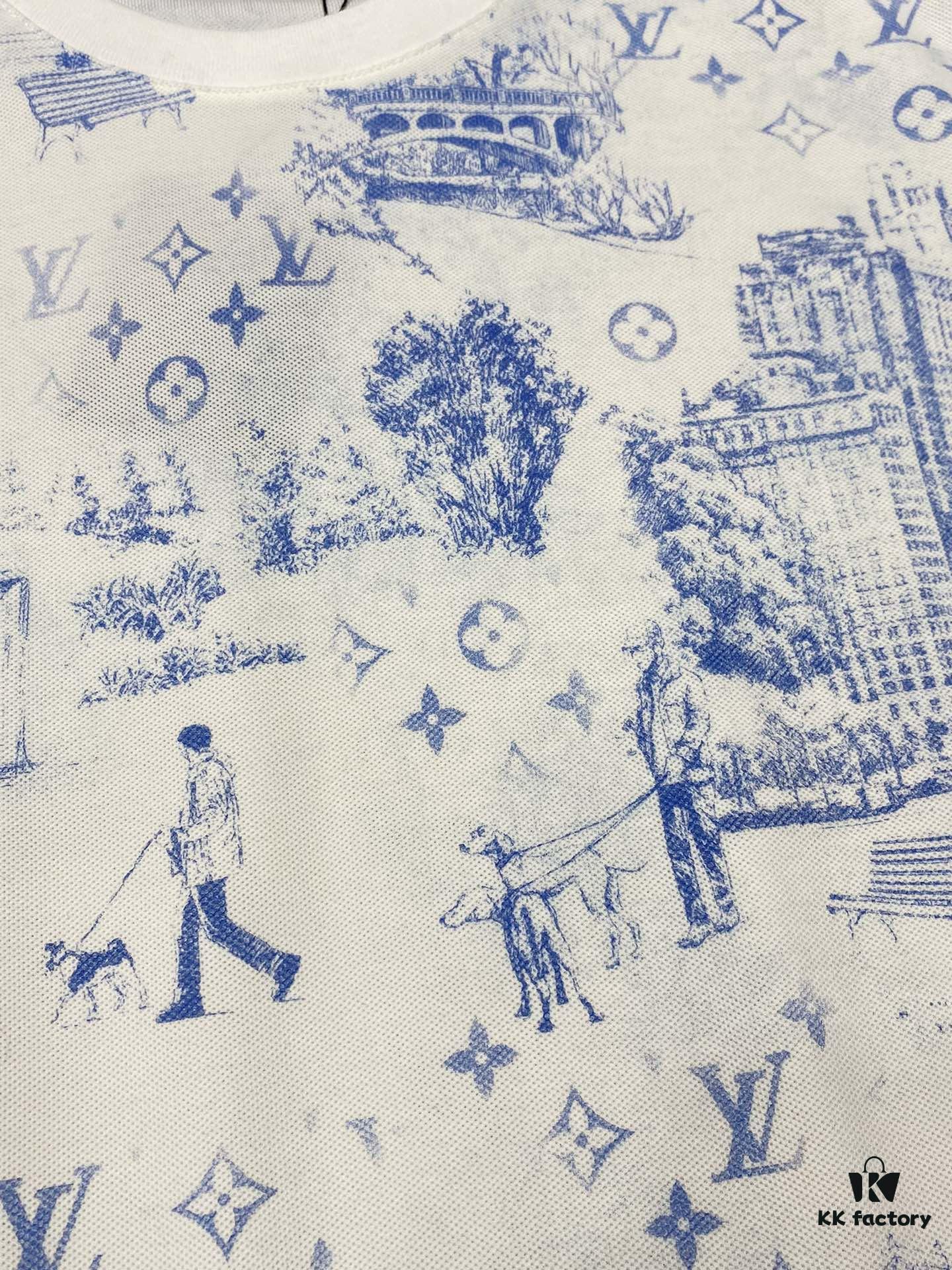 6930fc1f6e68136f4d9b4757 Louis Vuitton LV Men's Casual Short-Sleeve T-Shirt, Exclusive New Arrival, Original Order High-End Custom, Premium Version, Fashionable and Versatile Bestseller, Imported Fabric, Ultra-Soft and Smooth Texture, Skin-Friendly Comfort, Top-Quality Craftsmanship from Authorized Factory, Complete with Three Labels