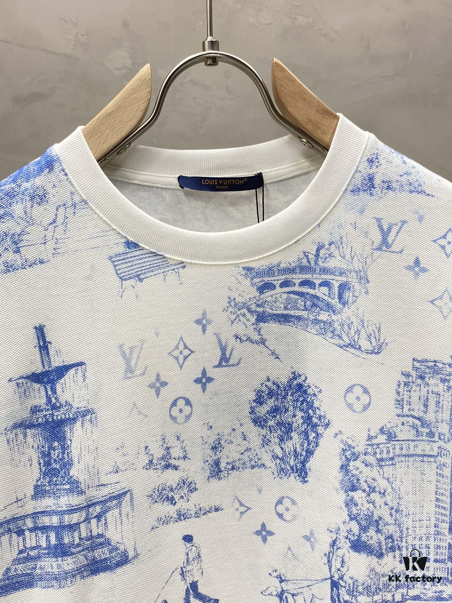 6930fc516e68136f4d9b4785 Louis Vuitton LV Men's Casual Short-Sleeve T-Shirt, Exclusive New Arrival, Original Order High-End Custom, Premium Version, Fashionable and Versatile Bestseller, Imported Fabric, Ultra-Soft and Smooth Texture, Skin-Friendly Comfort, Top-Quality Craftsmanship from Authorized Factory, Complete with Three Labels