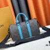 M11645 M46271 Grey Pattern Turquoise Collection Pillow Bag