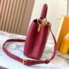 69310701908475d562cd8dbd Top-Grade Original Guangzhou Stock M12297 Burgundy Lizard Skin with Gold Diamond Crown ▲ This Capucines BB Bag Exquisitely Combines Luxurious Lizard Exterior, Soft Lamb Leather Lining, and Lustrous Metallic Hardware