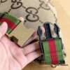 693107ea908475d562cd8dde Gucci Super Double G Jumbo Series Waist Bag, Model No. 696031 Coffee Fabric Upgraded Version, Original Order Fabric with Red-Green Webbing