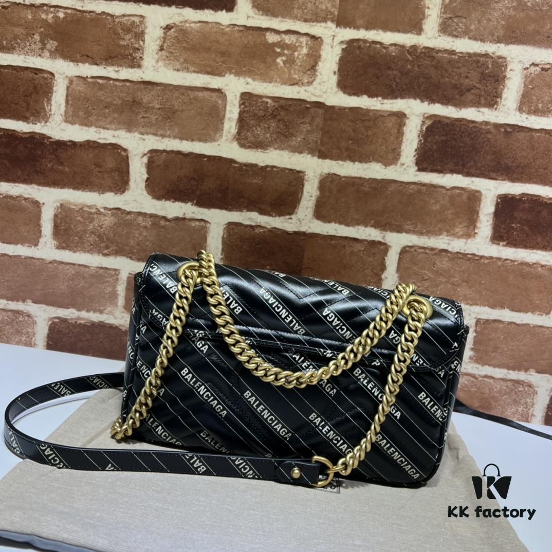 6931081c908475d562cd8de8 GUCCI New Arrival Cabinet Quality, Top Original Single Item, Actual Photos! Model No. 443497 Calfskin Alliance, Size: 26cm W x 15cm H x 7cm D, In Stock Ready to Ship