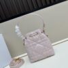 693108d1908475d562cd8e04 Dior Caro Mini Bucket Bag in Black Lambskin from the 2025 Autumn Ready-to-Wear Collection