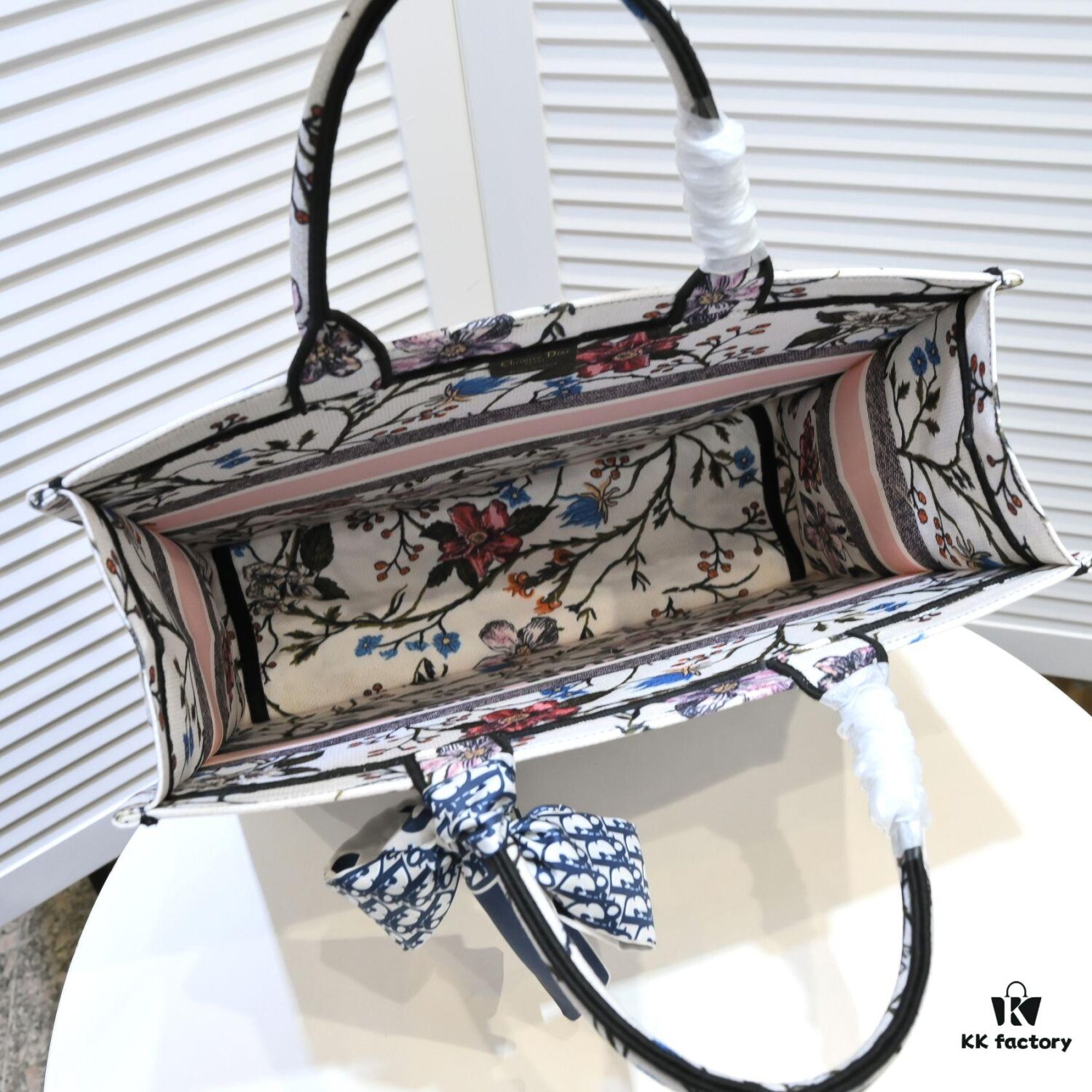 69310928908475d562cd8e11 Large Size Dior Shopping Tote with Scarf, Embroidered Edging, Limited Edition, Celebrity Style, High-Quality Imported Fabric