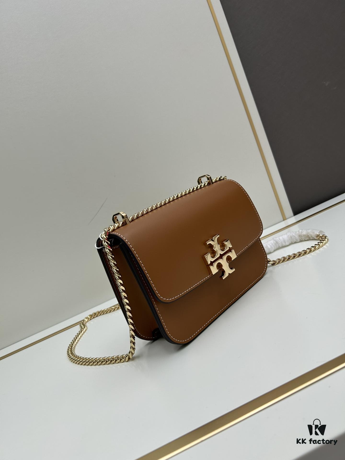 Original Quality [Full Genuine Leather Series, New Arrival with Attention to Detail] TORY BURCH Theysken's Town Bag