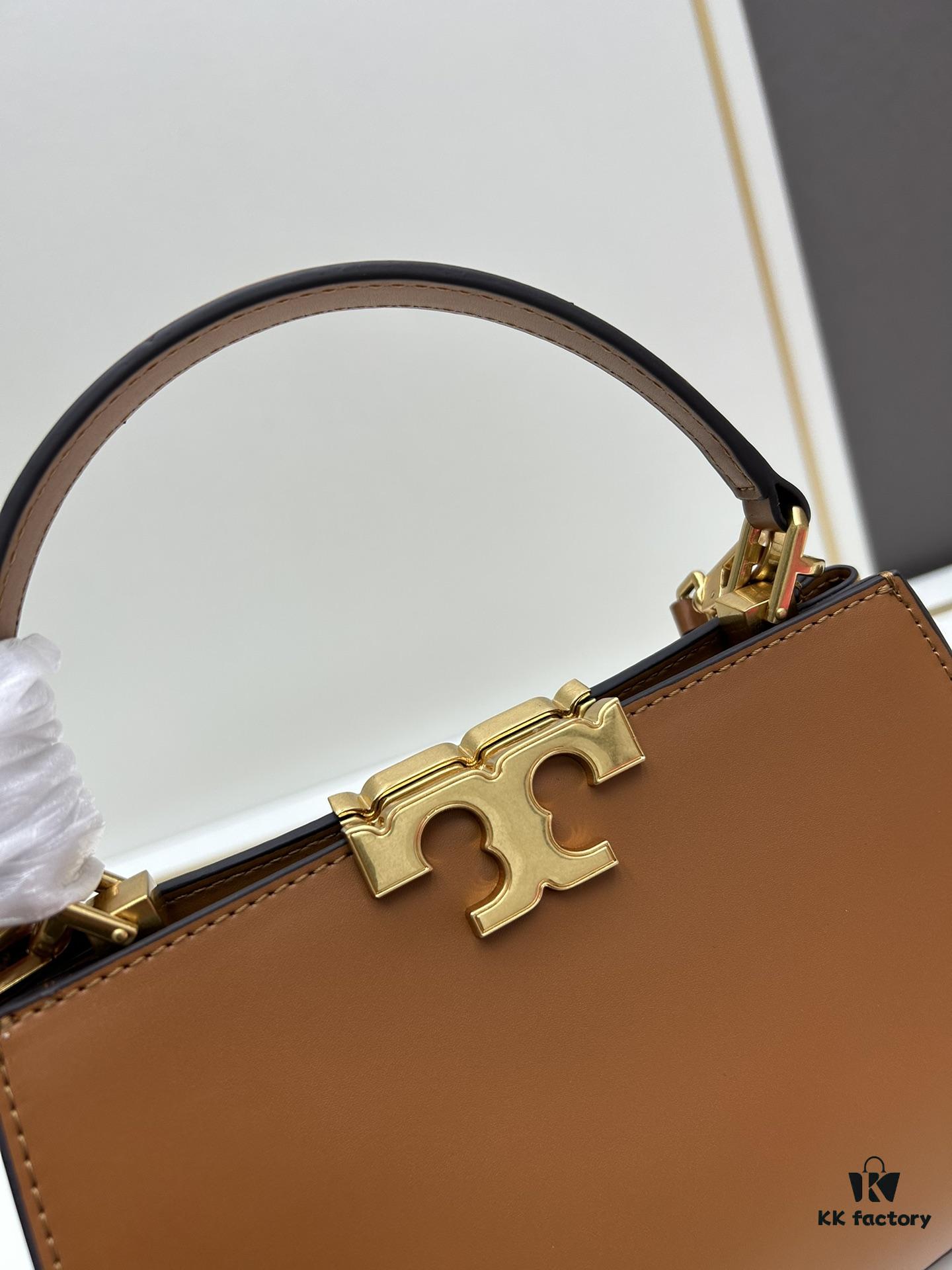 Authentic Quality [Full Genuine Leather Series, New Arrival with Attention to Detail] Tory Burch Eleanor Leather Handbag