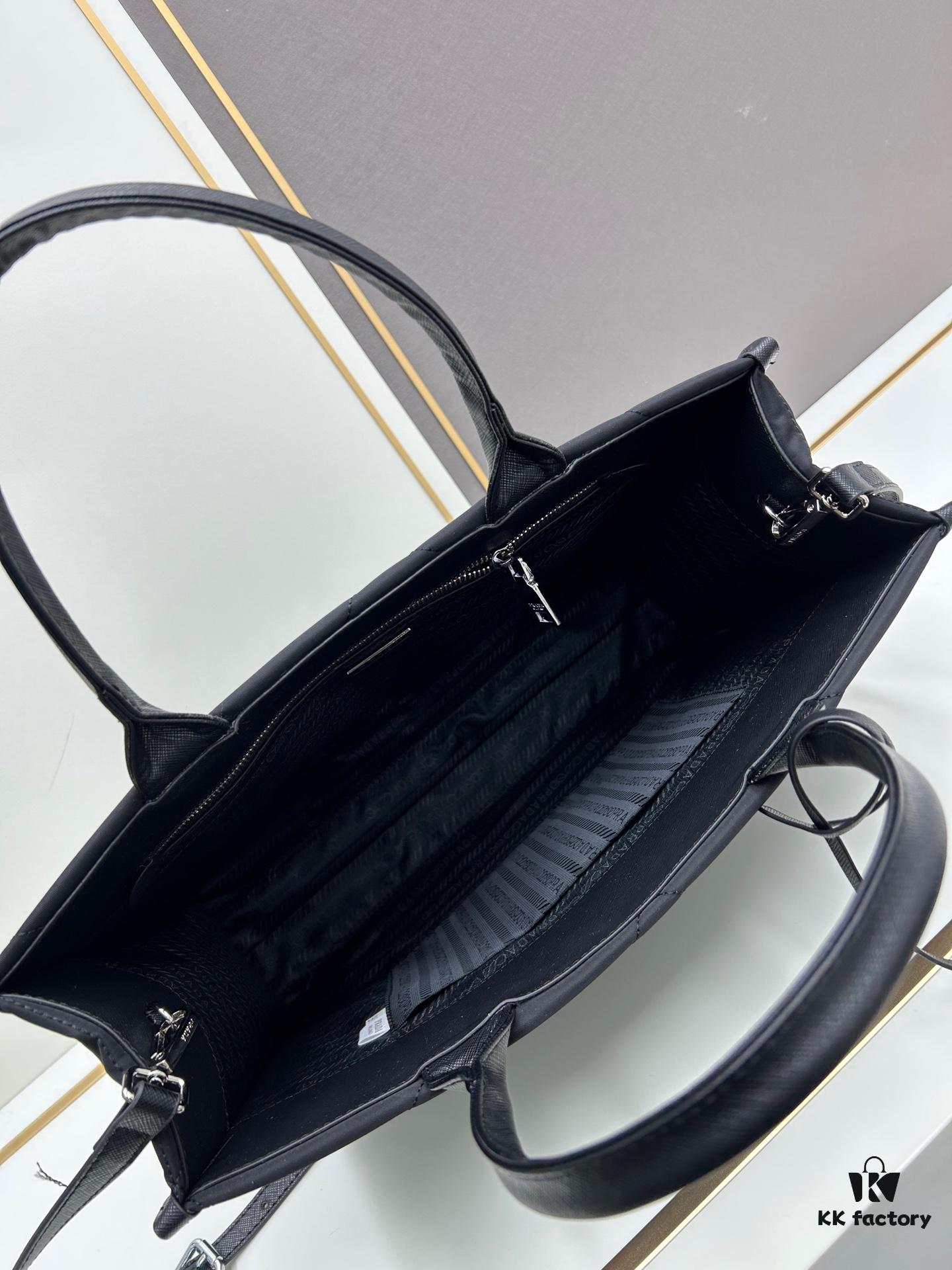 69310a10908475d562cd8e31 Prada Tote Parachute Shopping Bag - Large Size, Soft and Lightweight Material