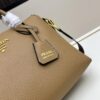 PRADA Classic Reissue Leather Tote with Detachable Shoulder Straps