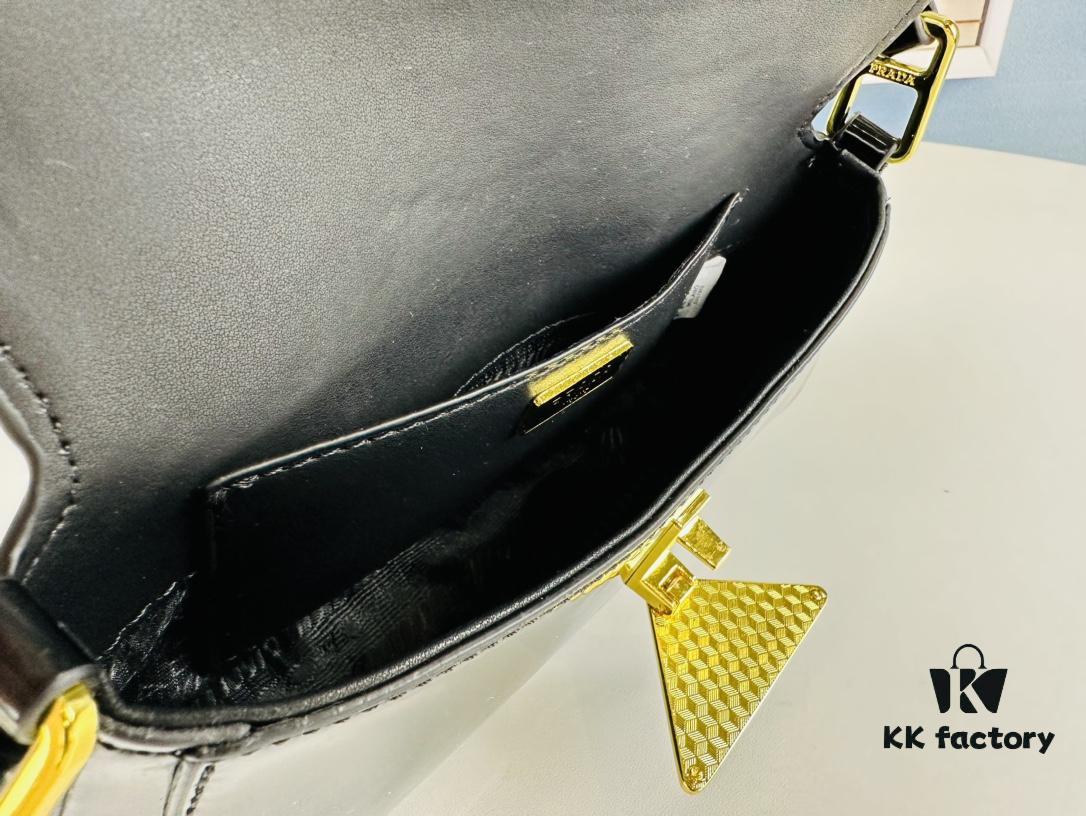 69310a99908475d562cd8e45 Prada Style Shoulder Bag (Box Included) Size 24x12x4, Model No. 817 - Calfskin Version