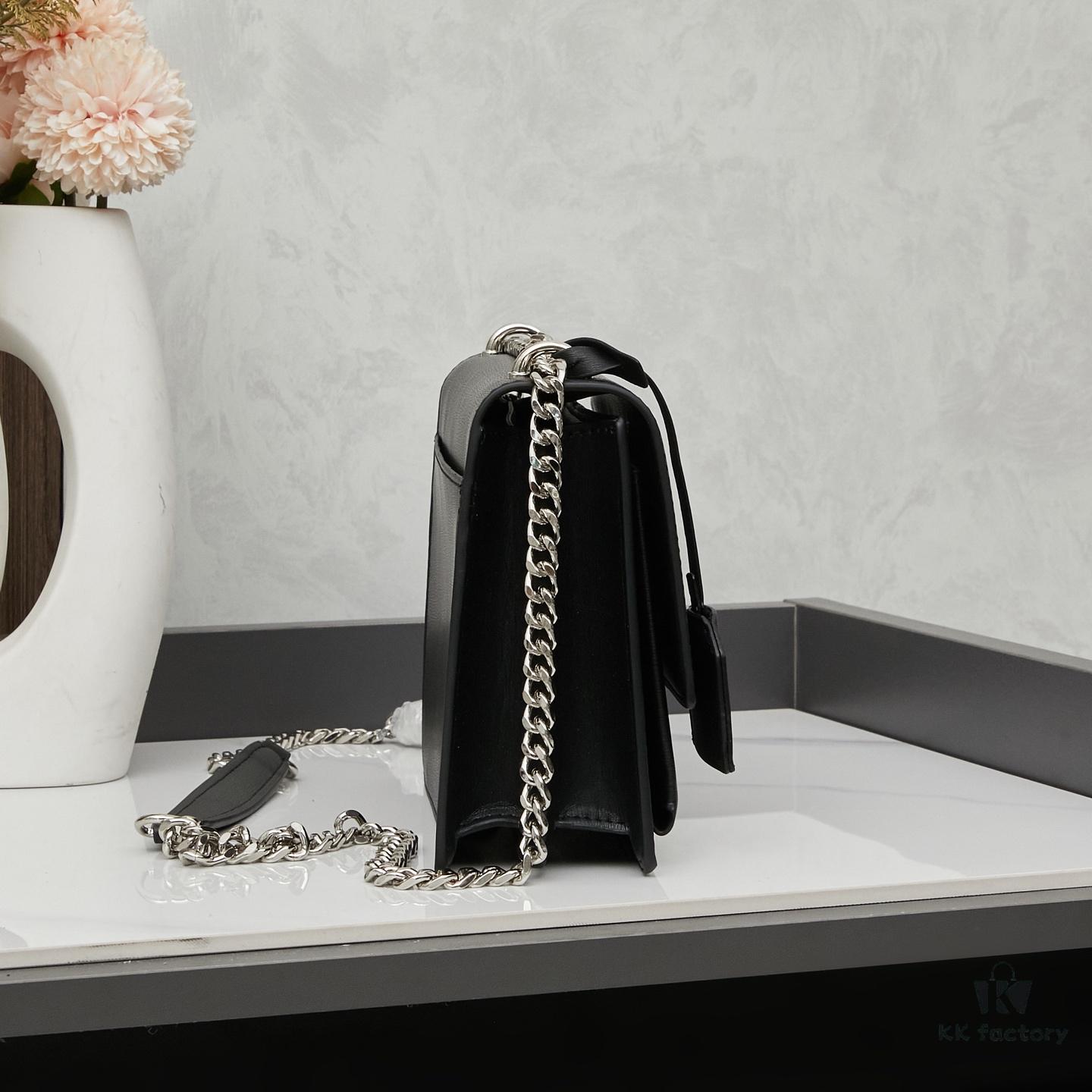 69310b21908475d562cd8e5d New Arrival with Box 💰 YSL Sunset Chain Bag, Smooth Fine-Grained Calfskin