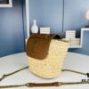 69310b93908475d562cd8e6e New YSL Straw Woven Tote Bag with Logo Print – Perfect Summer Beach Bag