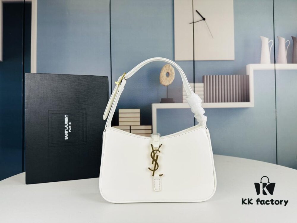 69310b9b908475d562cd8e70 YSL Saint Laurent Hobo Shoulder Bag in Patent Leather with Box