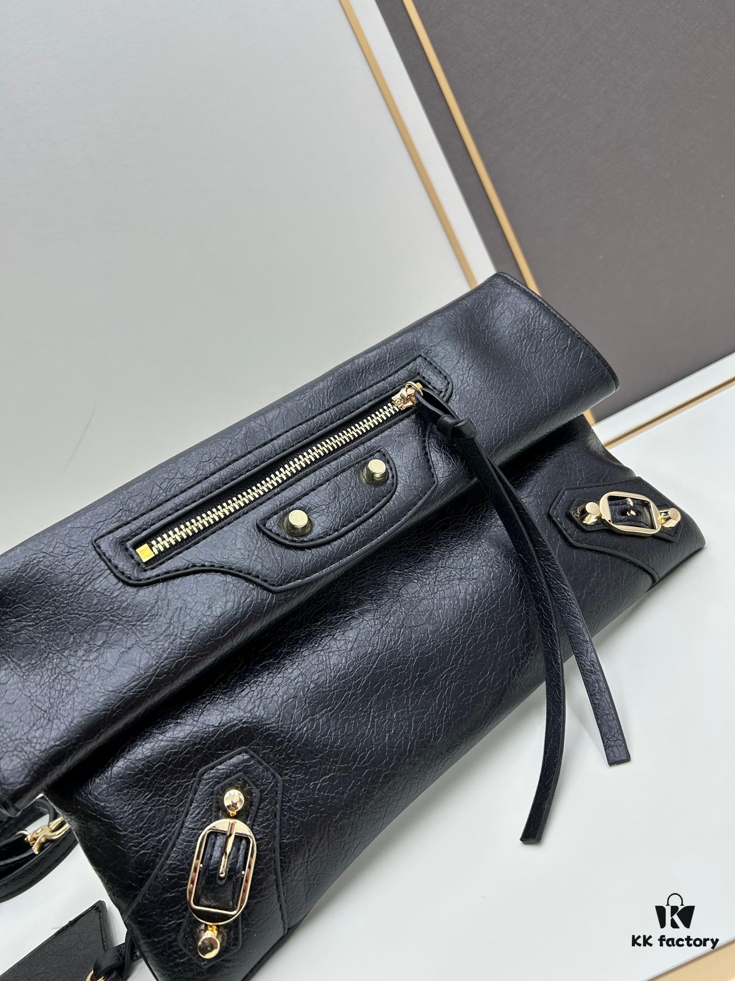 69310bd8908475d562cd8e79 Vintage Balenciaga Motorcycle Bag - Stylish and Spacious Crossbody or Handheld Design, Model 6844, Size 31x18