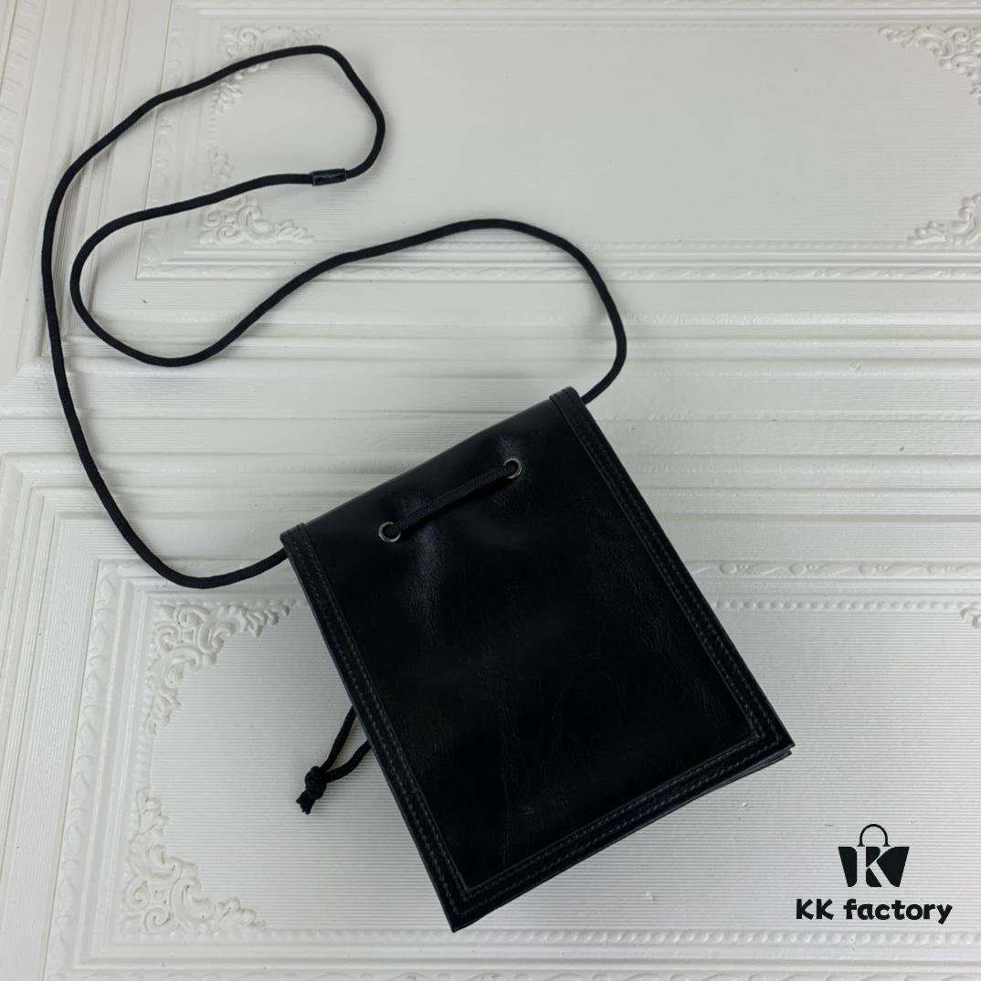 69310bef908475d562cd8e7d New BALEZIA Leather Rope Crossbody Bag Graffiti Phone Bag