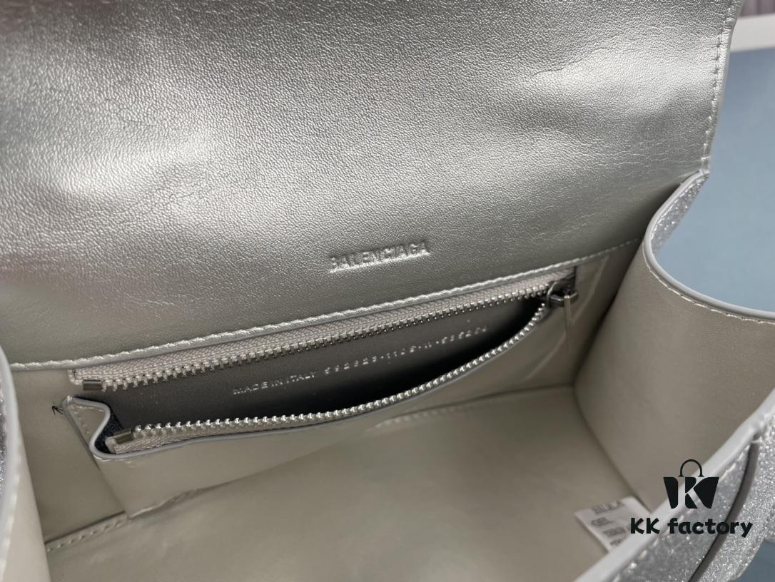 69310c53908475d562cd8e8b New Arrival Pearlescent Oversized & Small 195 Balencia Paris, This Season's Highlight Sandglass Bag with Signature Arc Design