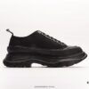 69310c87908475d562cd8e96 Alexander McQueen Platform Canvas Shoes 2020 New Arrival Height Increasing Thick Sole Sneakers Official Release Correct Version Full Cowhide Lining Durable Comfortable 5cm Thick Sole