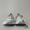 69310c9b908475d562cd8e9a Balenciaga 3XL Mesh Lace-up Distressed Low-top Dad Sneakers in Silver Grey