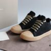 69310d0f908475d562cd8ea9 Rick Owens Style Low-Cut Cowhide with Apricot Sole