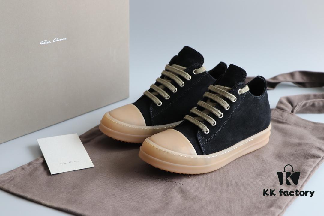 69310d0f908475d562cd8ea9 Rick Owens Style Low-Cut Cowhide with Apricot Sole