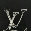 693111ad908475d562cd8f67 Donkey Brand 25S New Streetwear T-Shirt Unisex – Heavy Embroidery Recommended! 260g Pure Cotton Fabric with 3D Embroidered Logo on Chest, Back Design Inspired by Classic LV Texture, Full Labels Included