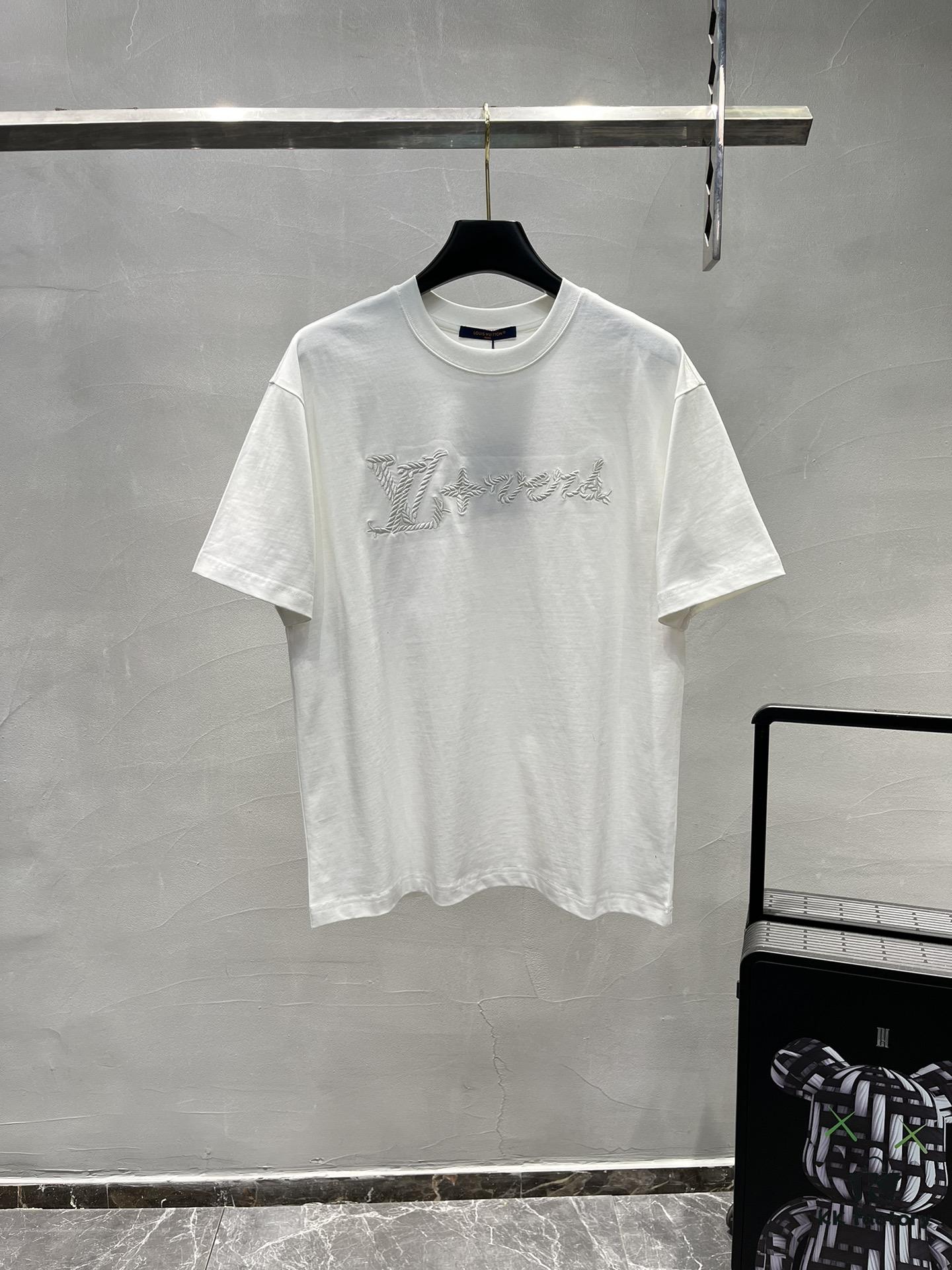 6931123a908475d562cd8f89 Donkey Brand * 2025 New Arrival Unisex T-Shirt with Double-Sided Heavy Embroidery, Classic Letter Design, 3D Colorful Embroidery, Premium 260g Cotton Fabric