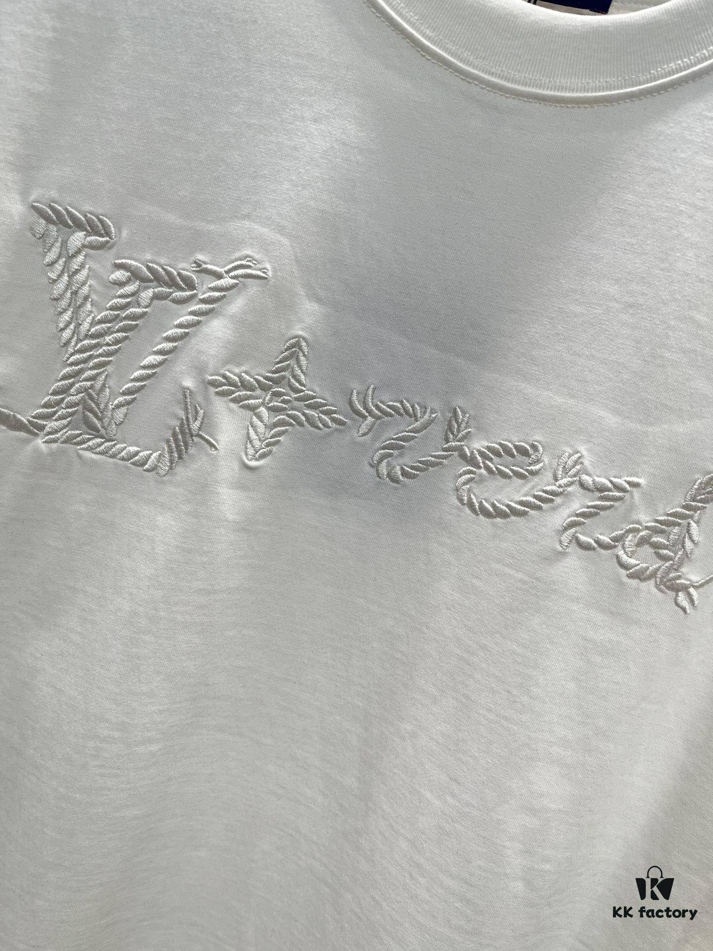 69311248908475d562cd8f8c Donkey Brand * 2025 New Arrival Unisex T-Shirt with Double-Sided Heavy Embroidery, Classic Letter Design, 3D Colorful Embroidery, Premium 260g Cotton Fabric