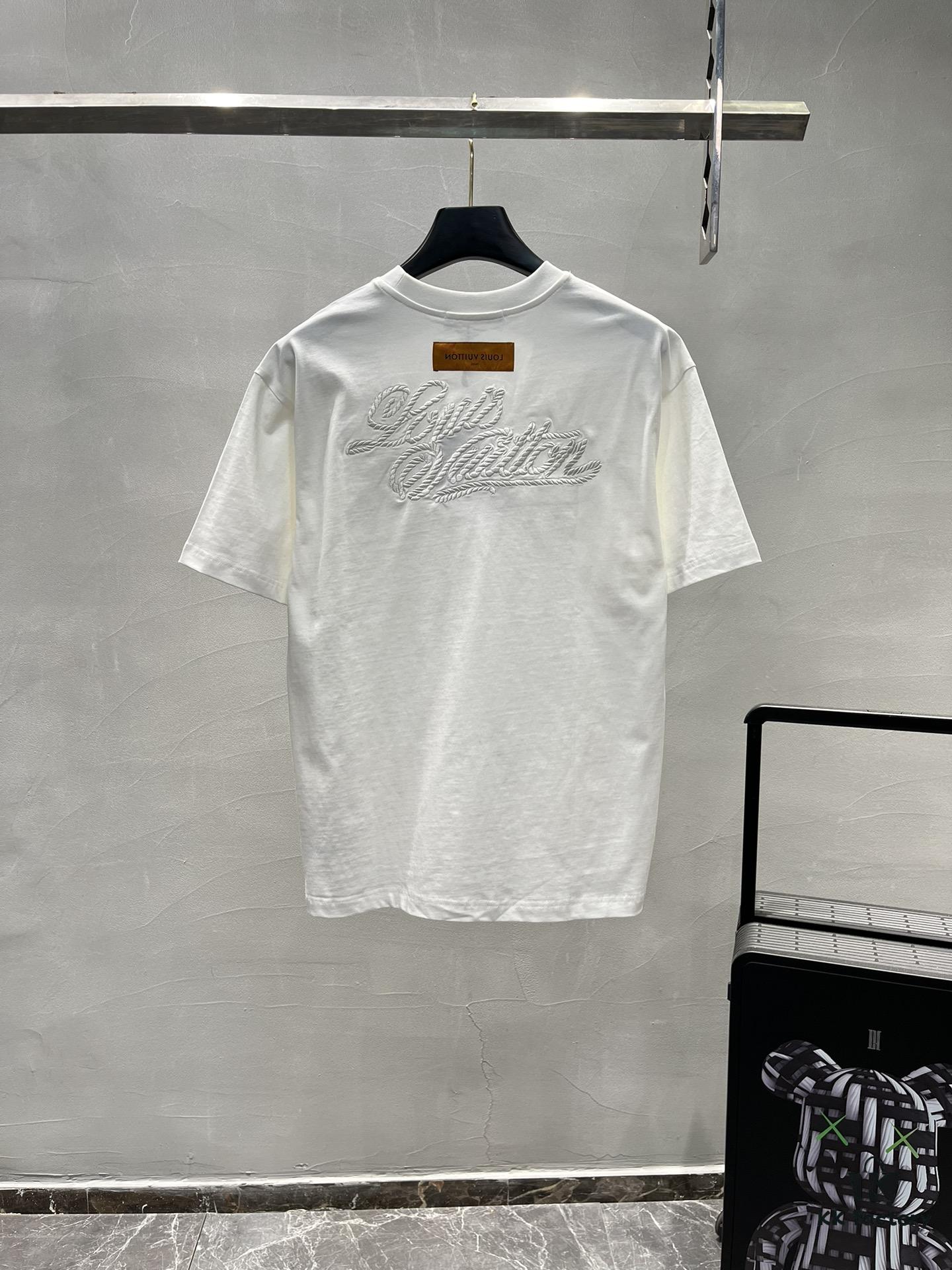 69311252908475d562cd8f8f Donkey Brand * 2025 New Arrival Unisex T-Shirt with Double-Sided Heavy Embroidery, Classic Letter Design, 3D Colorful Embroidery, Premium 260g Cotton Fabric