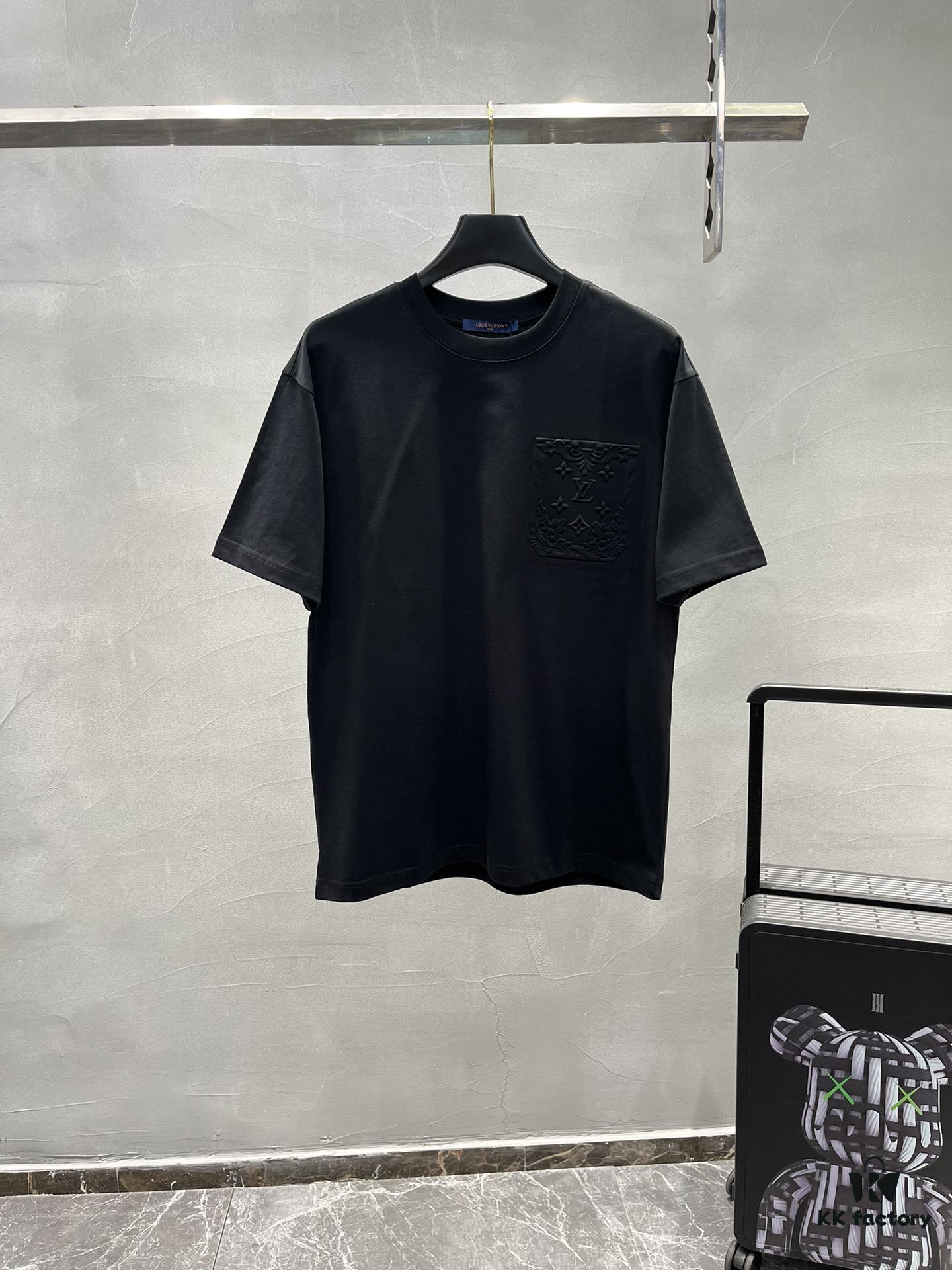69311260908475d562cd8f92 Donkey Brand * 25s New Arrival Streetwear T-Shirt, Bestseller Recommendation, Unisex Design with Embossed Chest Logo and Patch Pocket Letter Pattern, 260g Pure Cotton Fabric for Ultimate Comfort, Full Triple Labels, Available in Black and White