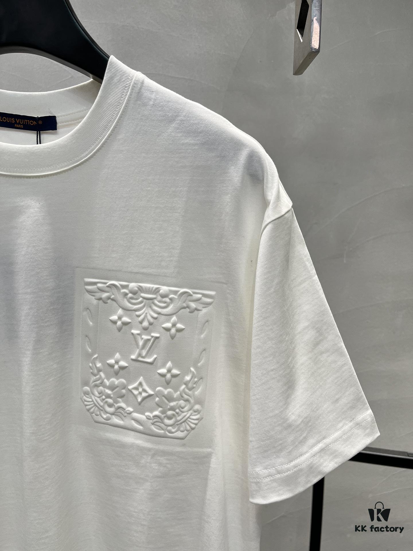 69311269908475d562cd8f94 Donkey Brand * 25s New Arrival Streetwear T-Shirt, Bestseller Recommendation, Unisex Design with Embossed Chest Logo and Patch Pocket Letter Pattern, 260g Pure Cotton Fabric for Ultimate Comfort, Full Triple Labels, Available in Black and White