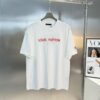 69311290908475d562cd8f9e LV-Inspired 2025 New Fashion Short Sleeve T-Shirt, Unisex Design with 3D Embroidered Logo, Premium 40-Single 260g Cotton Fabric, Stylish and Highly Recognizable