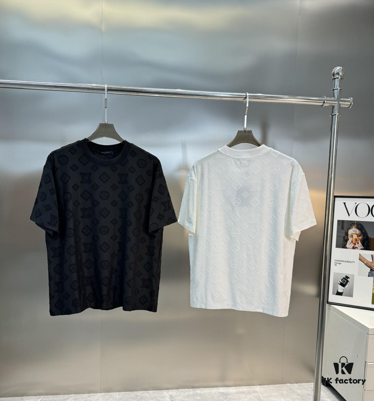 6931129f908475d562cd8fa3 Donkey Brand * 25s New Arrival Unisex T-Shirt, Double-Sided Heavy Embroidered Tee with Classic Letter Design, Naturally Woven Jacquard Fabric in Fresh Colors, Layered Logo Craftsmanship, Premium 260g Pure Cotton Custom Fabric, Reinforced Collar Ribbing, High-Quality Seam Detailing on Shoulders