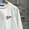 6931130d908475d562cd8fc9 Louis Vuitton Embroidered Logo Short Sleeve T-Shirt
