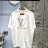6931131f908475d562cd8fcd Louis Vuitton Embroidered Logo Short Sleeve T-Shirt