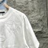 693113d8908475d562cd8ff4 Louis Vuitton Monogram Embroidered Jacquard Cut-out T-Shirt