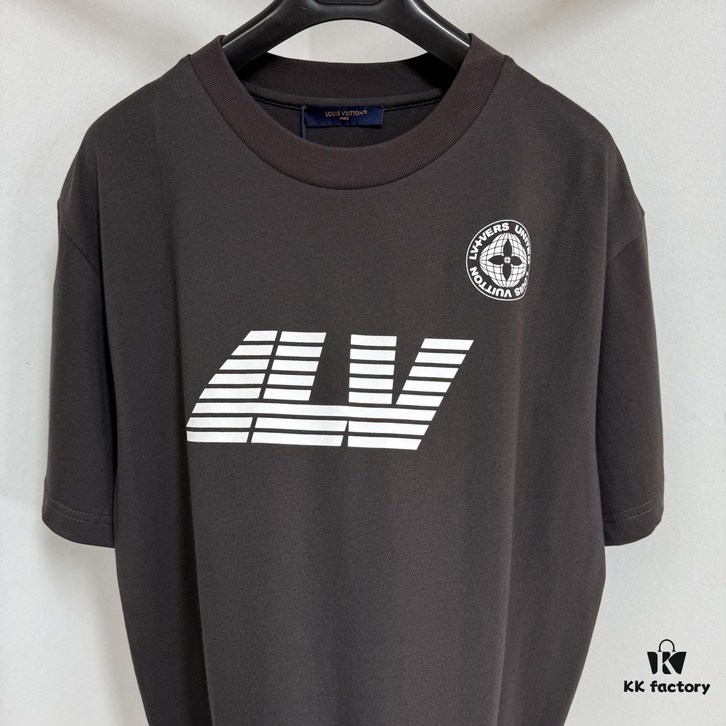 69311464908475d562cd900f Compass Crew Neck Short Sleeve T-Shirt, 100% Cotton Fabric, Regular Fit, Printed Logo Front and Back, Premium Accessories, 15S Plain Weave High-Quality Cotton 230g, Simple and Relaxed Design