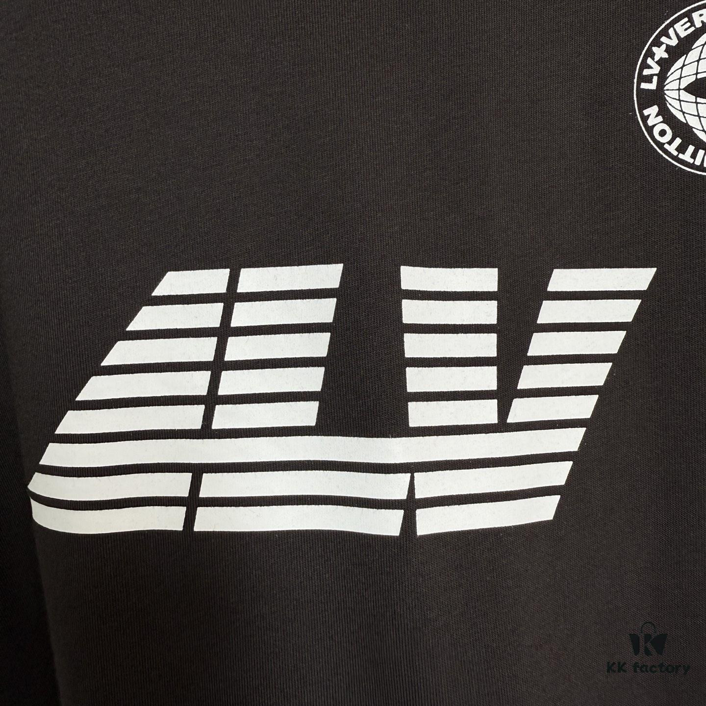 69311477908475d562cd9012 Compass Crew Neck Short Sleeve T-Shirt, 100% Cotton Fabric, Regular Fit, Printed Logo Front and Back, Premium Accessories, 15S Plain Weave High-Quality Cotton 230g, Simple and Relaxed Design