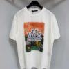 693114e9908475d562cd9022 1V 2025SS Colorful Print Paris Rooftop Rhinestone Signature T-Shirt
