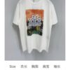 69311512908475d562cd9029 1V 2025SS Colorful Print Paris Rooftop Rhinestone Signature T-Shirt