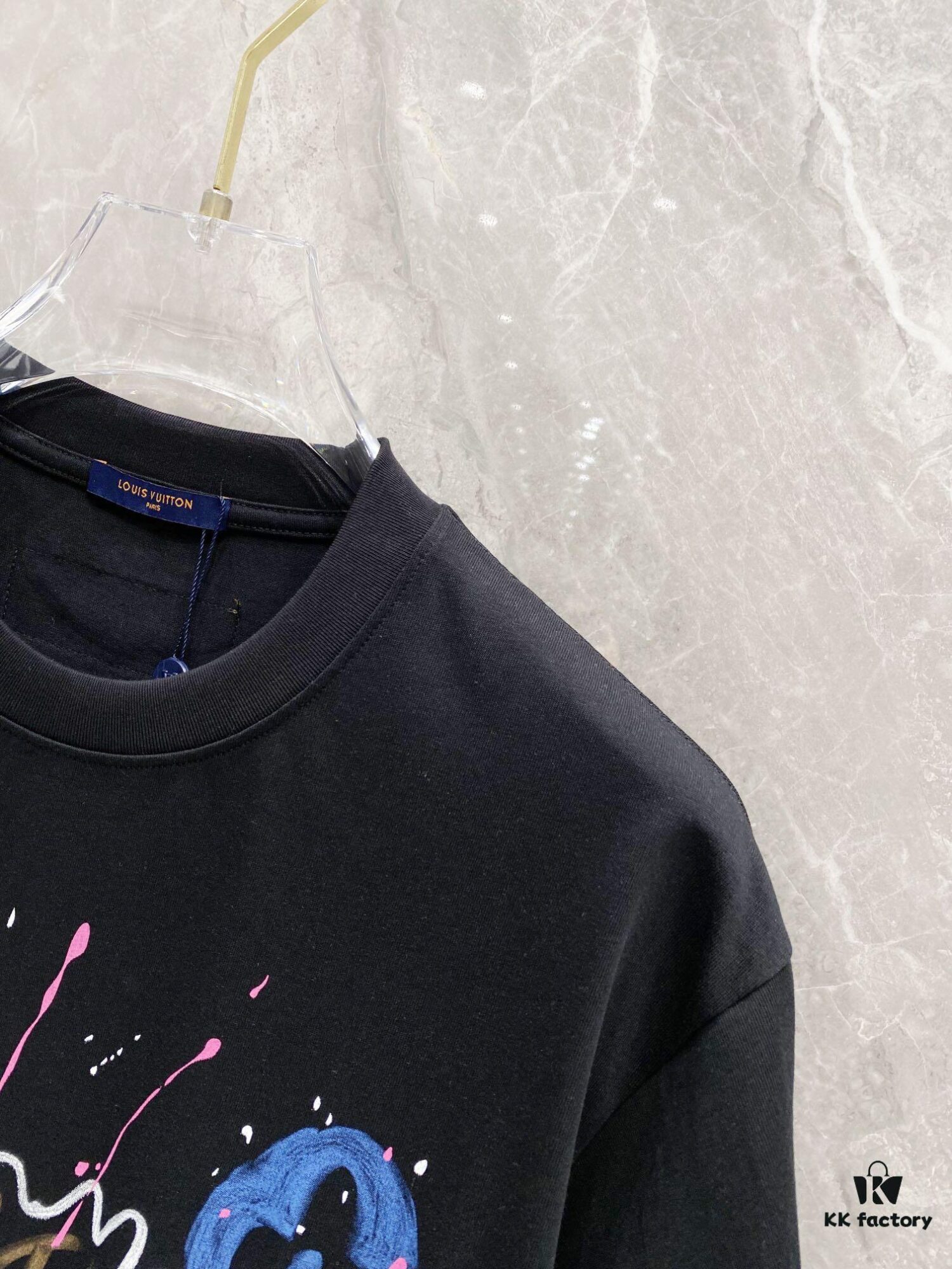 693115f7908475d562cd906a LV 2025 Spring Collection Latest Classic Hand-Drawn Logo Premium Short Sleeve T-Shirt! High-End Quality, Original Counter Round Neck, Top-Tier Craftsmanship with Imported Custom Silk Yarn, Exceptional Touch and Feel – Available on Official Website!