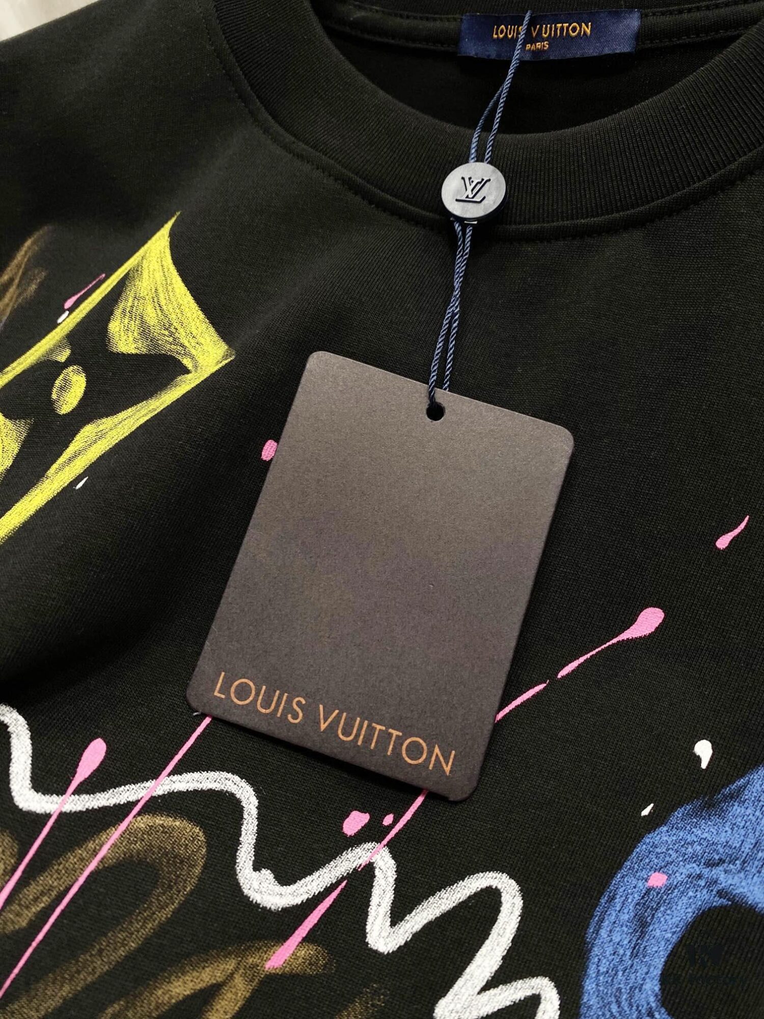 693115ff908475d562cd906b LV 2025 Spring Collection Latest Classic Hand-Drawn Logo Premium Short Sleeve T-Shirt! High-End Quality, Original Counter Round Neck, Top-Tier Craftsmanship with Imported Custom Silk Yarn, Exceptional Touch and Feel – Available on Official Website!