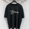 69311856908475d562cd90f2 1V 25 Heavy Embroidery T-Shirt, A True Favorite, 100% Cotton 300g Double Yarn Fabric, Imported Machine Sanskrit Letter Embroidery, Laser Cut Edge, Exquisite Craftsmanship and Soft Texture