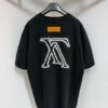 69311858908475d562cd90f3 1V 25 Heavy Embroidery T-Shirt, A True Favorite, 100% Cotton 300g Double Yarn Fabric, Imported Machine Sanskrit Letter Embroidery, Laser Cut Edge, Exquisite Craftsmanship and Soft Texture