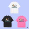 693118a9908475d562cd910e High-End Quality LV Louis 2025 Fall Spring Collection Sunflower Snake Short Sleeve T-Shirt, Distinct from Regular Printing, Woven 270G 32-Count Double-Yarn Pure Cotton Fabric, Loose Fit Unisex Design